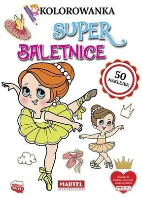 Obrázok produktu pre Superbaletky. Omalovánky s nálepkami pre deti