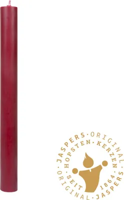 Produktbild von Flachkopf durchgefärbte Stabkerzen Dunkel-Bordeaux 290 x Ø 21 mm, 1 Stück