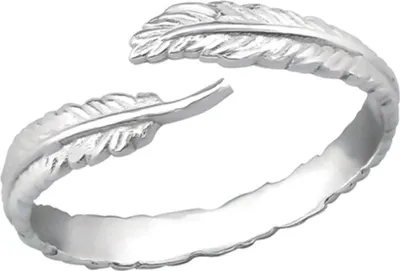 Produktbild von Offener Ring Feder Silber 925 52 (16.5 mm Ø)