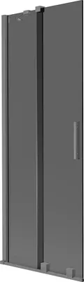 Obrázek produktu pro Mexen Velar vanová zástěna 2-křídlová posuvná 70 x 150 cm, grafit, gun metal - 896-070-000-41-95