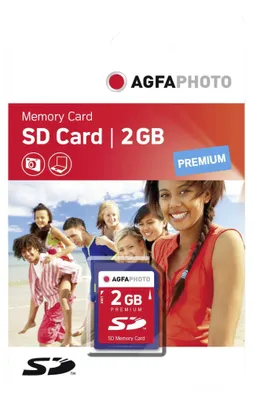 Image de AgfaPhoto SD carte 2GB 133x Premium