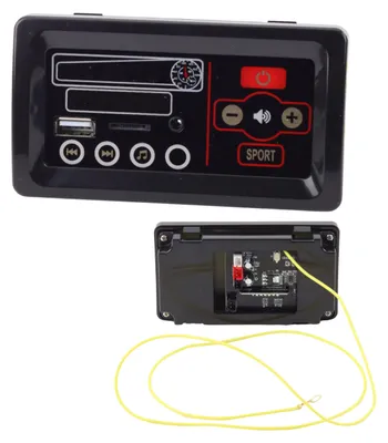 Productafbeelding van Muziekpaneel voor een voertuig op batterij - 12v