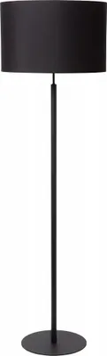 Obrázek produktu pro Černá stojací lampa se stínidlem 150 cm E27 Maya Lucide