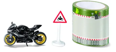 Image de SIKU Blister - moto avec ceinture de route