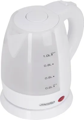 Zdjęcie produktu dla Mesko MS 1276 Czajnik 1 L z filtrem antywapiennym - 1600 W, biały