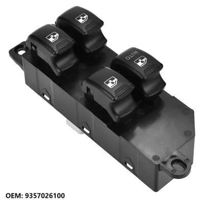 Obrázek produktu pro Spínač elektrického ovládání oken pro Santa Fe 2,4 l, 2,5 l, 2,7 l, 3,5 l, 2003–2006, 9357026100, LHD