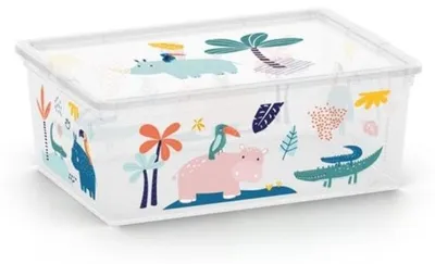 Obrázek produktu pro C-Box s víkem - velikost S - Divoká zvířata - 11 L