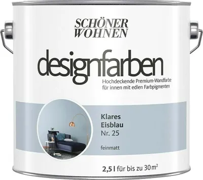 Produktbild von Schöner Wohnen Designfarbe Klares Eisblau 2,5 Liter