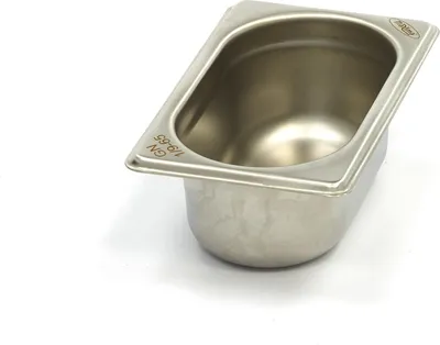 Immagine prodotto di Maxima - Contenitori Gastronorm per la ristorazione - 1/9 GN - Profondità 6,5 cm - Acciaio inossidabile