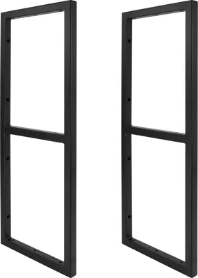 Produktbild von Natural Goods Berlin Regalhalterung GRÜNAU, Wandregal aus Metall, Wand Regalträger für Hängeregale in Wohnzimmer, Küche, Bad und Abstellkammer, 2 Stück, Schwarz