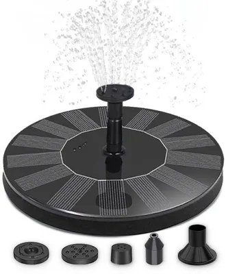 Productafbeelding van Unyqoos® Zonne-waterfontein voor tuin en balkon – drijvende zonnepomp met 5 spuitmonden, onderhoudsvrij, weerbestendig, met geïntegreerd filter
