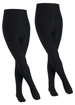 Productafbeelding van FALKE Uni kinderlegging Family, 2-pack, katoen, dik, effen, 2 stuks