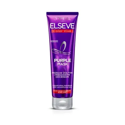 Zdjęcie produktu dla Maska Do Włosów Blond, Siwych I Z Pasemkami L'oréal Paris Elseve Color Vive 150 Ml