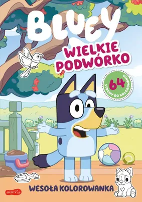 Obrázek produktu pro Velké dvorku. Bluey. Veselá omalovánka