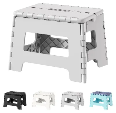 Produktbild von Cetomo 21cm Tritthocker Klappbar Kunststoff, Klappbare Küchenhocker für Erwachse