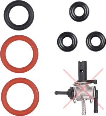 Image de SW-K kit d'entretien joint d'étanchéité kit de rechange pour la soupape de vapeur HWD soupape d'eau chaude convenant à Phillips Saeco Spidem Gaggia Set-11