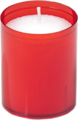 Produktbild von Sovie® Refill Kerzen in Rot 24 Stück im Tray - Brenndauer ca. 24 Stunden - Teelicht