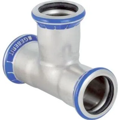 Produktbild von Geberit 81009 Mapress Edelstahl T-Stück egal