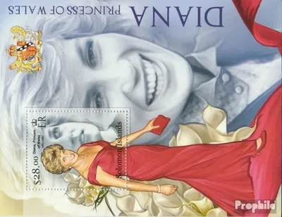 Produktbild von Briefmarken Salomoninseln 2013 Mi Block 117 (kompl. Ausg.) postfrisch Diana, Prinzessin von Wales