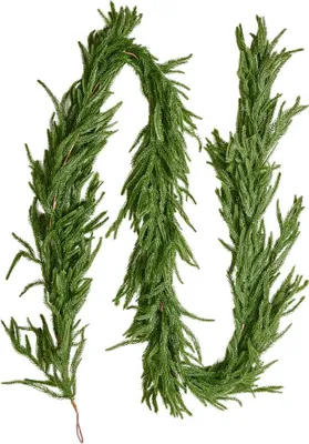 Produktbild von Weihnachtsgirlande 2750mm - Norfolk-Kiefer Tannengirlande - Weihnachtsdeko - Dekorative Tannengirlande