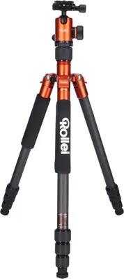 Produktbild von Rollei C5i, 3 Bein(e), Schwarz, Orange, 156,5 cm, 1,22 kg