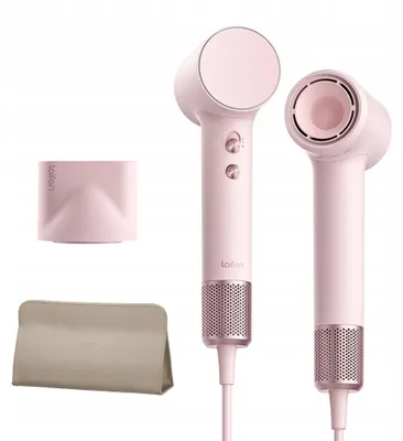 Produktbild von Laifen Mini Haartrockner Rosa 299G Bürstenloser Motor LED Reisehaartrockner