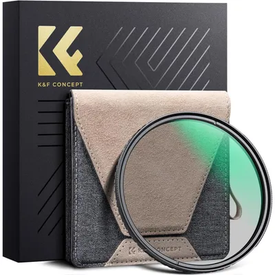 Immagine prodotto di Filtro polarizzante circolare CPL da 82mm, realizzato in vetro ottico HD, con montatura sottile in ottone e tecnologia Nano-Xcel Pro, compatibile con obiettivi Sony, Canon, Nikon e Fujifilm