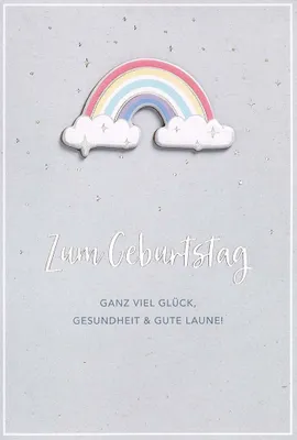 Produktbild von Geburtstag - FEELINGS COLLECTION Karte mit Umschlag plastikfrei