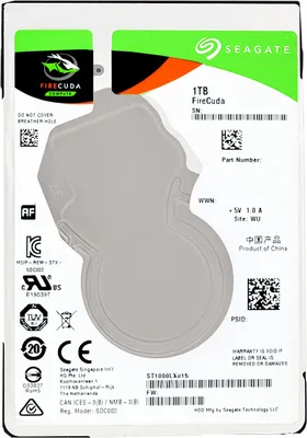 Produktbild von Seagate FireCuda 1TB Hybrid Festplatte SSHD 2,5' 64 MB Cache SATA III ST1000LX015