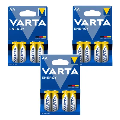 Immagine prodotto di 12 batterie alcaline Varta Energy R-06 LR06 AA da 1,5 V