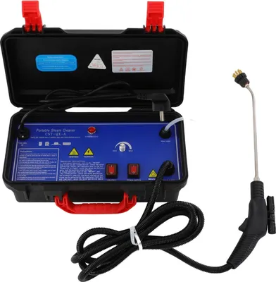 Image de Nettoyeur vapeur/appareil à vapeur - Machine de nettoyage - 3000 W Haute température - 220 V - Portable 3 en 1 - 3 modes vapeur - Pour cuisine, salle de bain, voiture - Noir