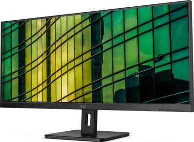 Produktbild von AOC E2 U34E2M/BK, 86,4 cm (34"), 3440 x 1440 Pixel, UltraWide Quad HD, LED, 4 ms, Schwarz