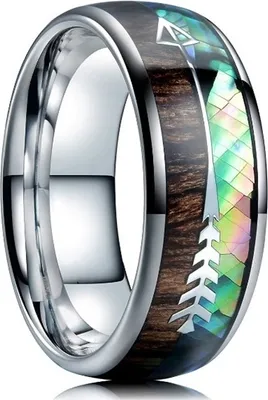 Produktbild von Exklusiver Herrenring: Arrow Ring Braun/Multi 62mm KP32486