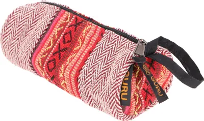 Produktbild von Große Stifttasche Ethno, Farbenfrohes Federmäppchen, Utensilo - Rot, Uni - Erwachsene, Baumwolle, 7*20*7 cm, Kleine Taschen für Kosmetik, Schreibzeug, Mehr