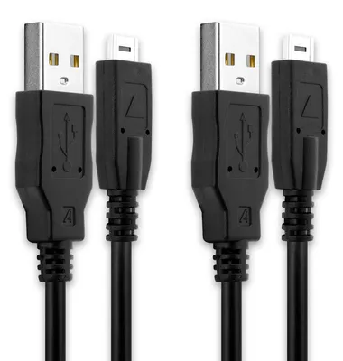 Immagine prodotto di subtel 2x USB A Cavo dati compatibile con Panasonic Lumix DMC-TZ7, DMC-TZ6
