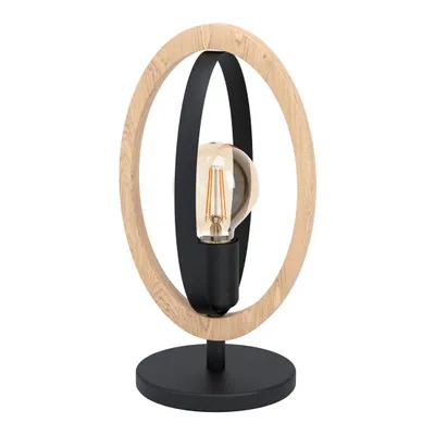 Image de Lampe à poser Eglo 43464 BASILDON E27 1x40 W noir/brun