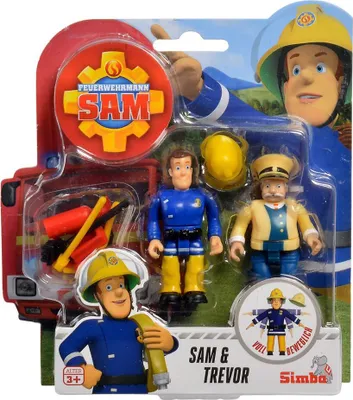 Produktbild von Sam & Trevor | Feuerwehrmann Sam | Spiel-Figuren Set | Simba Toys