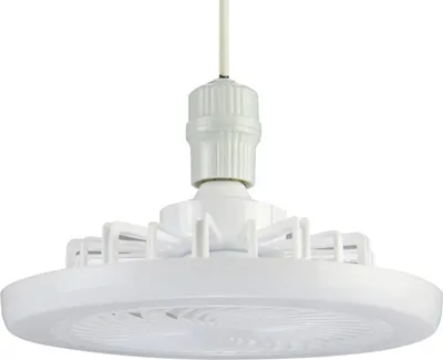 Zdjęcie produktu dla E27 Mała Lampa Wentylatorowa Cichy Wentylator Elektryczny Lampa Sufitowa Gabinet Jadalnia Oprawa Oświetleniowa Białe Światło