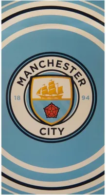 Produktbild von Manchester City FC - Badetuch, Puls TA1037 (Einheitsgröße) (Blau)