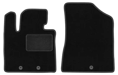 Immagine prodotto di Tappetini anteriori in moquette per Kia Sorento II FL 2012-2014 (SUV) – 2 pezzi, neri, su misura – Wielganizator LUX