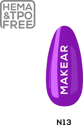 Produktbild von N13 Neon UV Nagellack 8 ml Makear