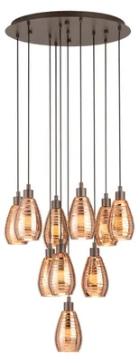 Produktbild von EGLO SIRACUSA, 10 Glühbirne(n), E27, Braun