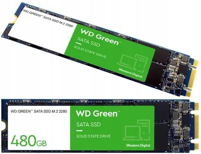 Produktbild von Green WDS480G3G0B Internes Solid State Drive M,2 480 GB Serial ATA III