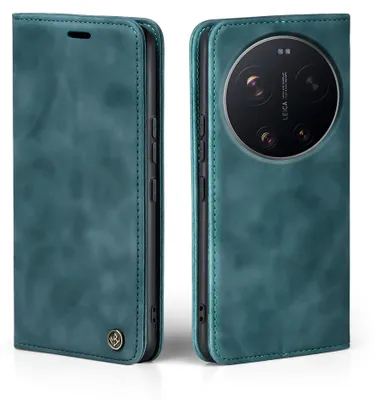 Produktbild von Handy Hülle für Xiaomi 17 Ultra Klapphülle Bookcase Flip Cover Handy Tasche Etui Farbe: Petrol
