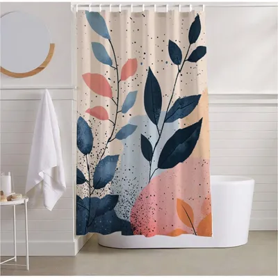 Obrázek produktu pro Voděodolná sprchová závěsa 180 x 240 cm s geometrickým designem