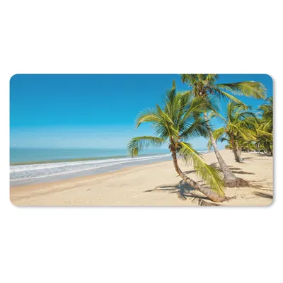 Produktbild von MuchoWow® Mauspad Mousepad Strand - Meer - Palme 60x30 cm - Mousepads - Maus Mat - Pad - Mausunterlage - Nachhaltig