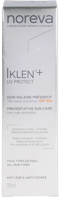 Produktbild von Noreva Iklen Sonnenschutz LSF 50+ zur Aufhellung von Pigmentflecken, 30 ml Creme