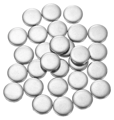 100 Edelstahlscheiben 10 mm, 2,5 mm, 304er Stahl, Rohlinge