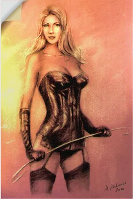 Produktbild von ARTland Wandbild, selbstklebend Sexy Domina Größe: 20x30 cm