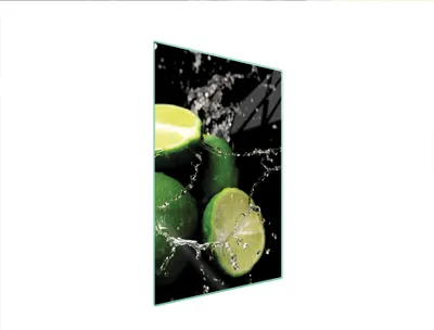 Image de Planche à découper en verre 35x52 citron vert